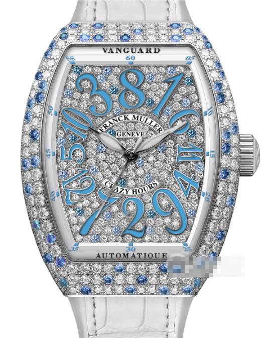 フランク・ミュラー ヴァンガード ダイヤ スーパーコピー時計、麗しき狂気